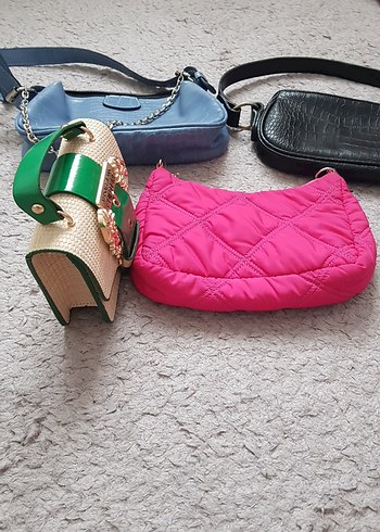 Çok Renkli Kadın Deri Sokak Modası Çantaları - Görsel 4