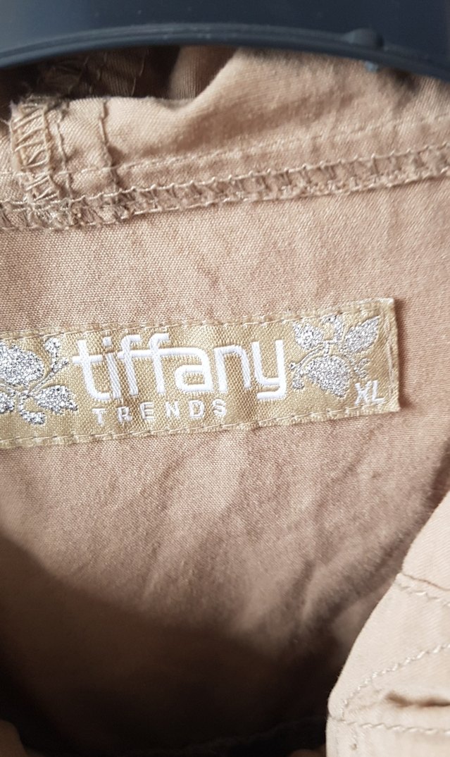 Bej Kadın Keten Düğmeli fermuarlı Ceket. sütlü kahve rengindedir - Görsel 2