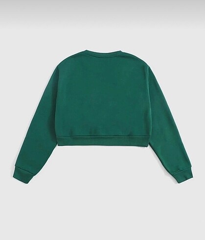 Diğer KADIN OVERSİZE CROP SWEATSHİRT