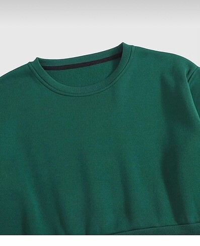 xs Beden KADIN OVERSİZE CROP SWEATSHİRT