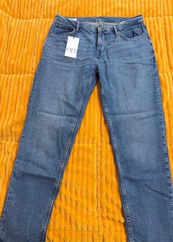 Erkek Regular Fit Mavi Denim Jean - Görsel 3