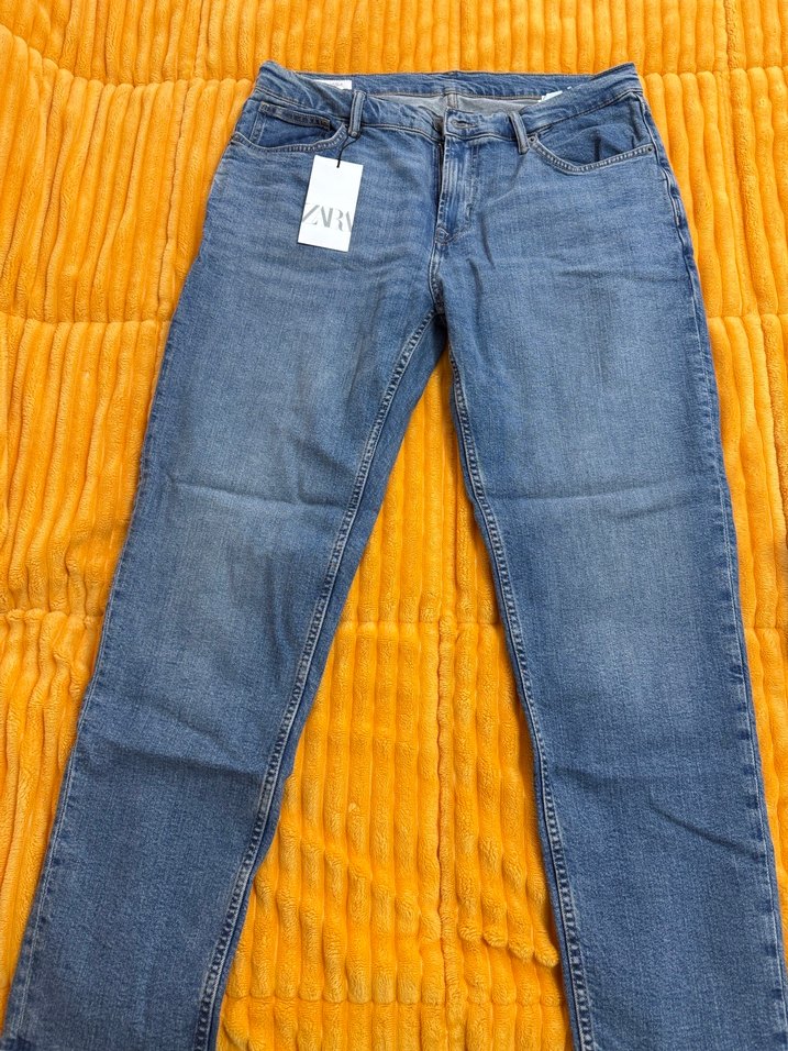 Erkek Regular Fit Mavi Denim Jean - Görsel 3