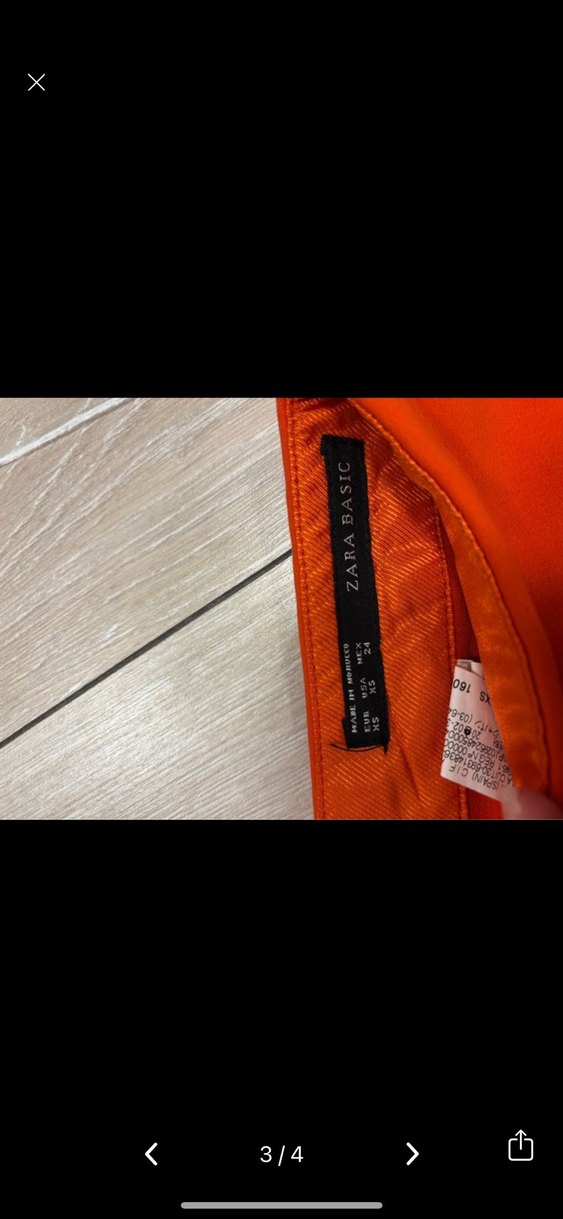 Zara şort etek xs beden - Görsel 3