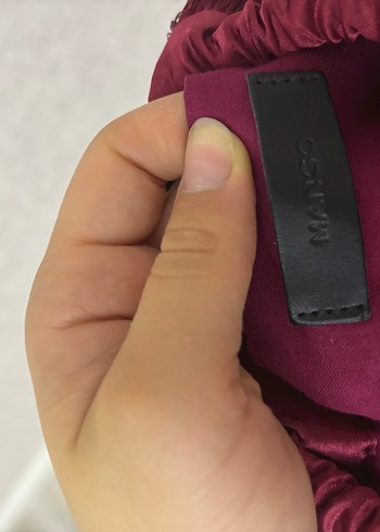 Mango Mango Püsküllü Bordo El Çantası Etiketli