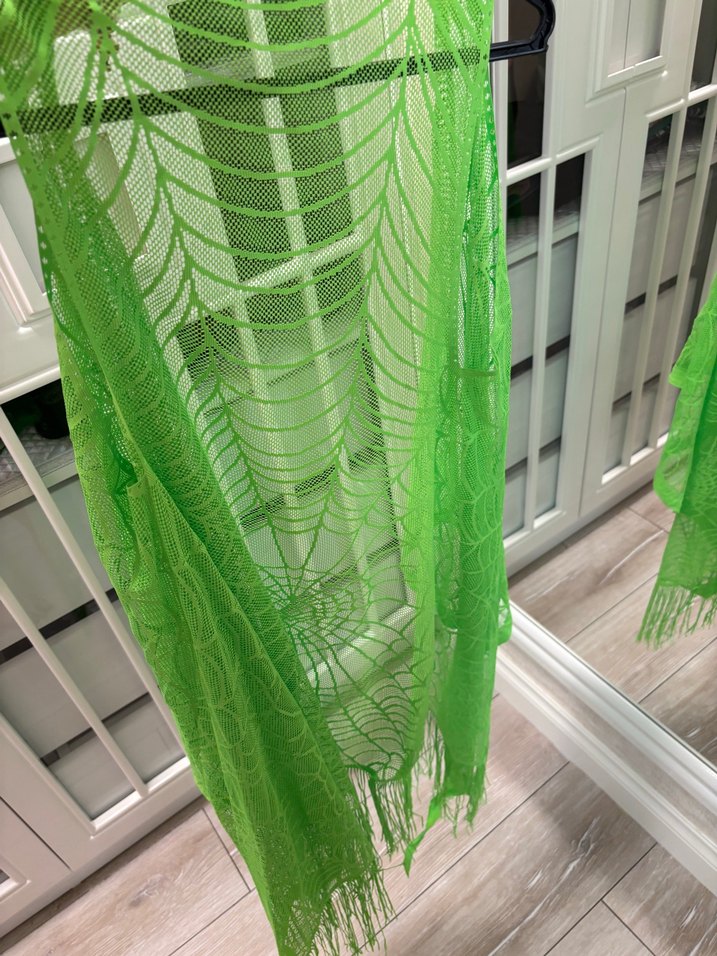 Dantel Detaylı Yeşil Pareo Sıfır - Görsel 2