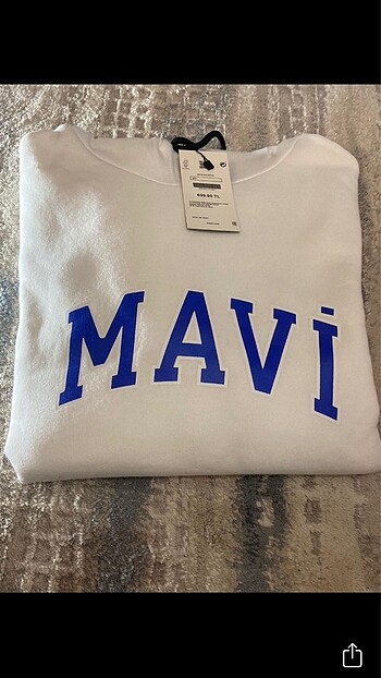 ????#MAVİ SWEATSHIRT KAPŞONLU İÇPOLARLI????