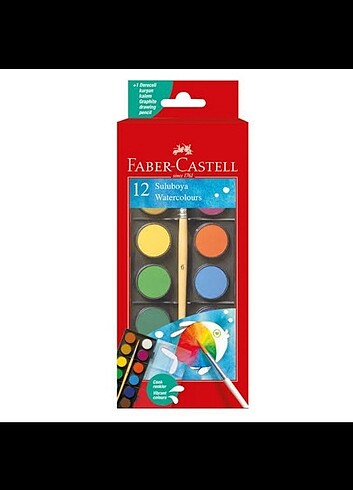 Faber Castell 12li sulu boya 