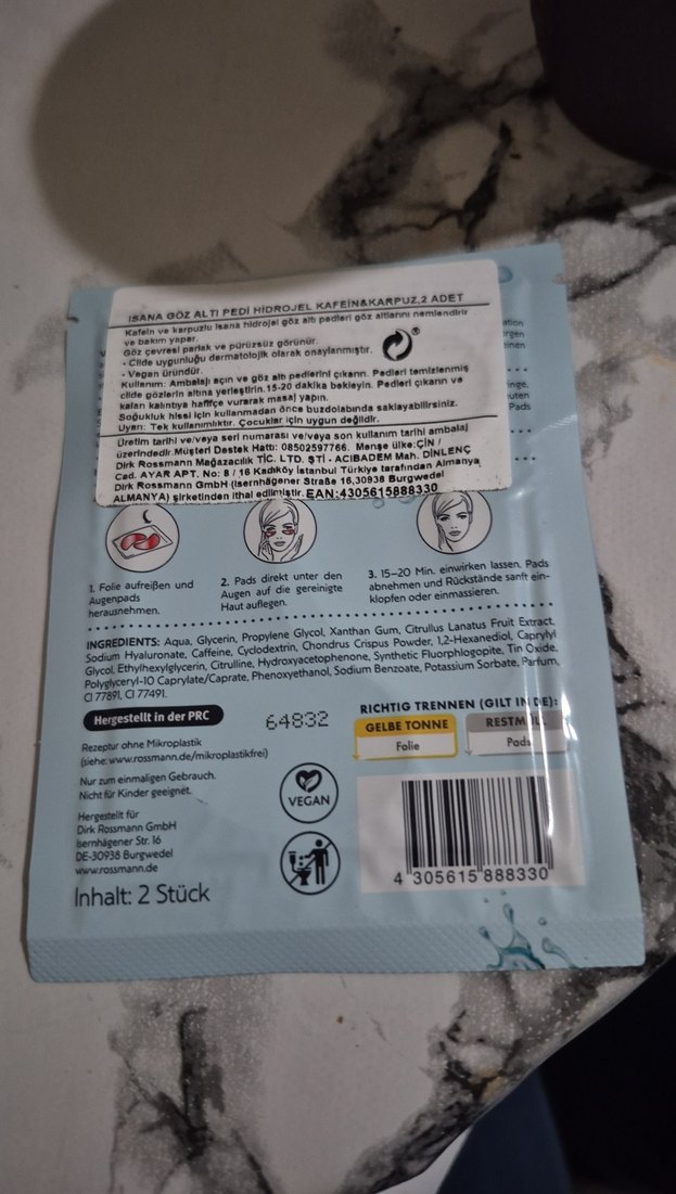 ısana göz altı pedi - Görsel 2