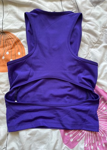 Mor Kadın Atlet Rahat Kesim - Görsel 2