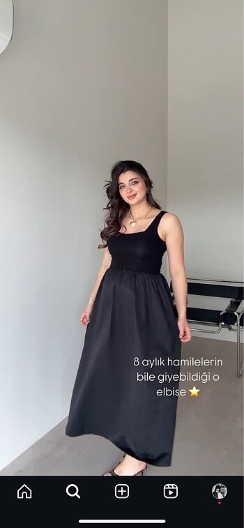l Beden Elbise siyah