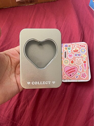  Beden tın case+stıcker set