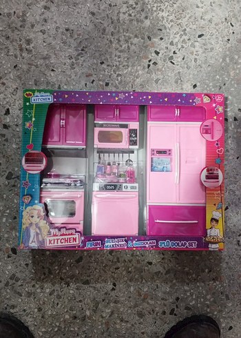 Renkli Pembe Oyuncak Mutfak Seti - Görsel 2