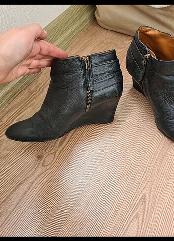 Nine West Kadın topuklu deri bot