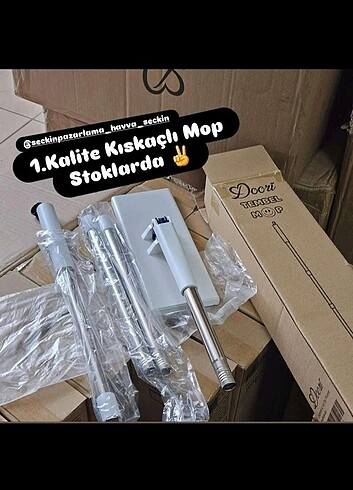 Kıskaç mop