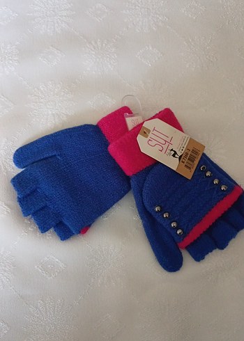 Renkli Kadın Örgü Eldiven - Görsel 3