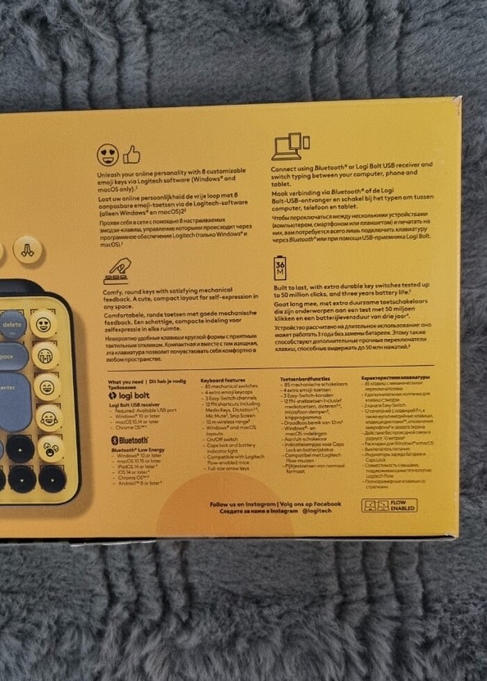 Logitech pop keys klavye  - Görsel 3