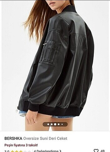 bershka deri ceket