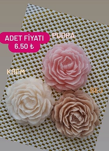 Hediyelik Şakayık Gül Mum 