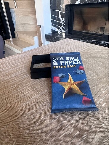 Sea Salt & Paper Ek paketi Extra Salt ve sleeve ile birlikte kul