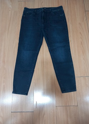 Lacivert Normal Boy Kadın Denim Pantolon