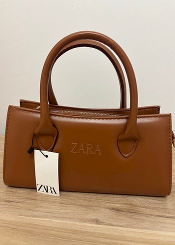 Zara Kahverengi Deri Kadın Çanta