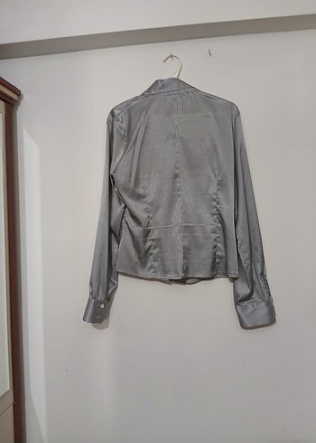 Kadın Siyah Uzun Kesim Saten Takım - Görsel 6