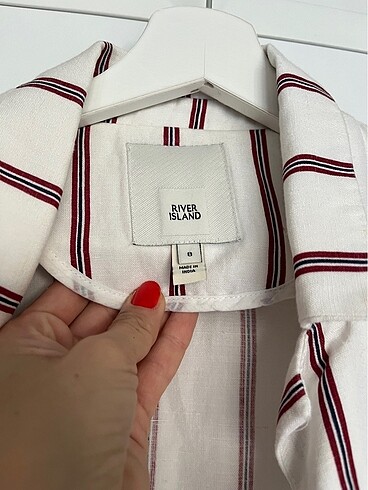 River Island river ısland keten ceket