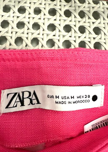 Zara Zara Pembe Mini Kadın Etek
