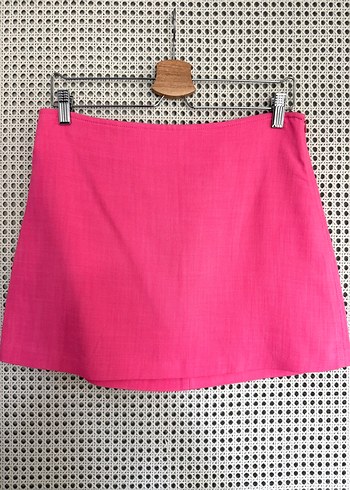 Zara Pembe Mini Kadın Etek