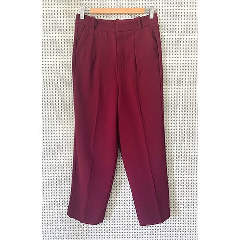 Zara Bordo Pantolon