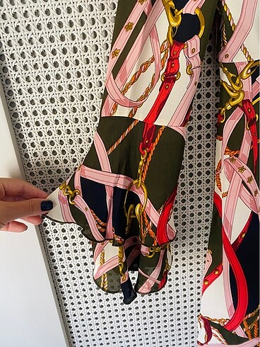 Zara Zara Desenli Elbise