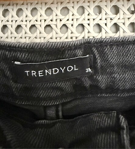 Trendyol & Milla Trendyol Siyah Kot Şort