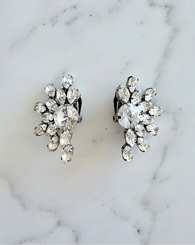 Beymen Collection Kristal Büyük Küpe