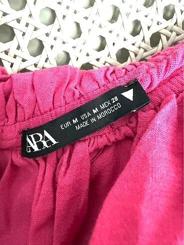 Zara Zara Fuşya Elbise