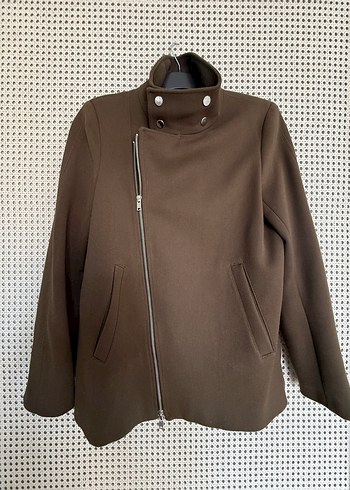 Zara Haki Rengi Biker Ceket