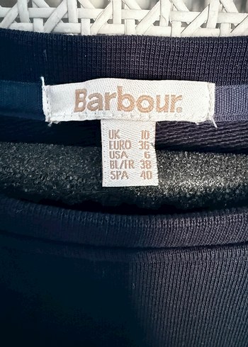 36 Beden Barbour Lacivert Swearshirt