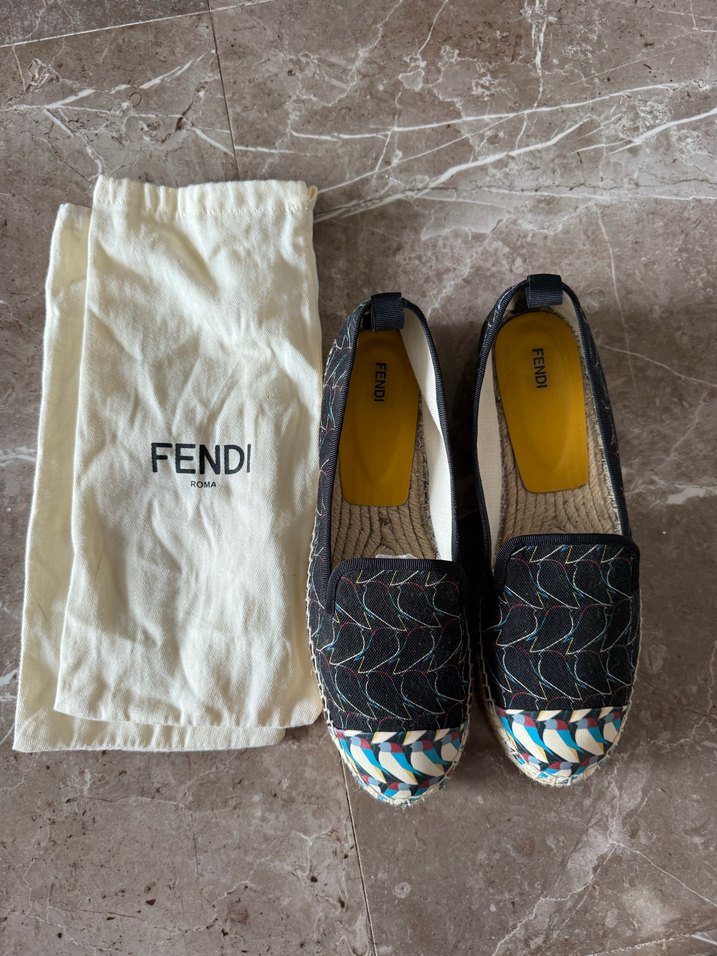 Fendi Çok Renkli Espadril - Görsel 2