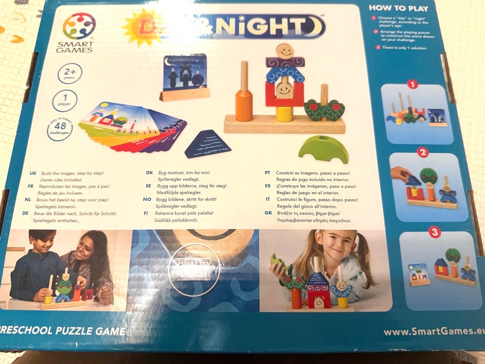 Smart Games Day & Night Ahşap Oyuncak - Görsel 3
