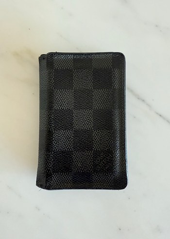Louis Vuitton Siyah Damier Desenli Erkek Kartlik