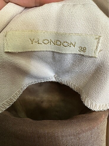 38 Beden ten rengi Renk Y-london yelek elbise