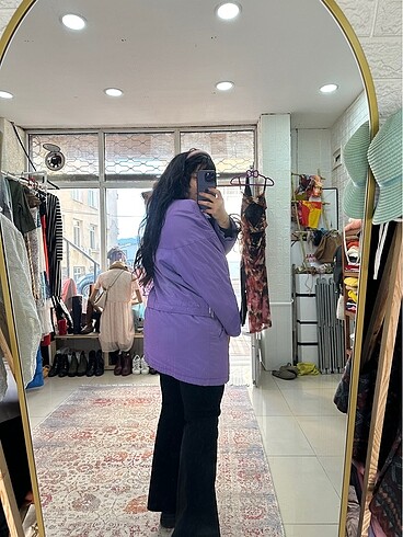 xxl Beden mor Renk Vintage ince mont C&A marka