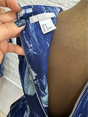 m Beden mavi Renk H&M marka M beden bluz