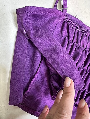 36 Beden mor Renk Trendyol marka 36 beden crop