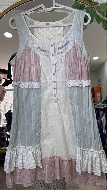 Etnik vintage elbise