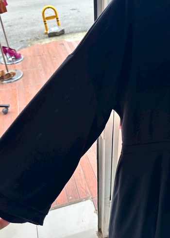 Patrizia Dini Siyah V Yaka Hamile Bluzu - Görsel 3