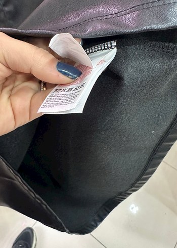 Lc waikiki 38 beden Siyah Deri elbise - Görsel 6