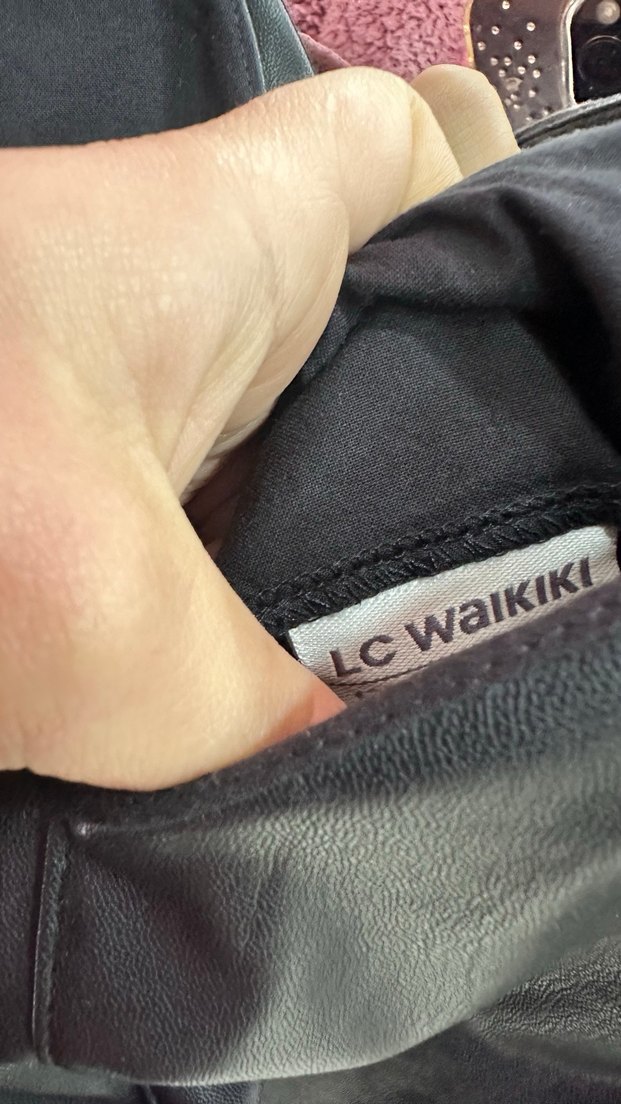 Lc waikiki 38 beden Siyah Deri elbise - Görsel 5