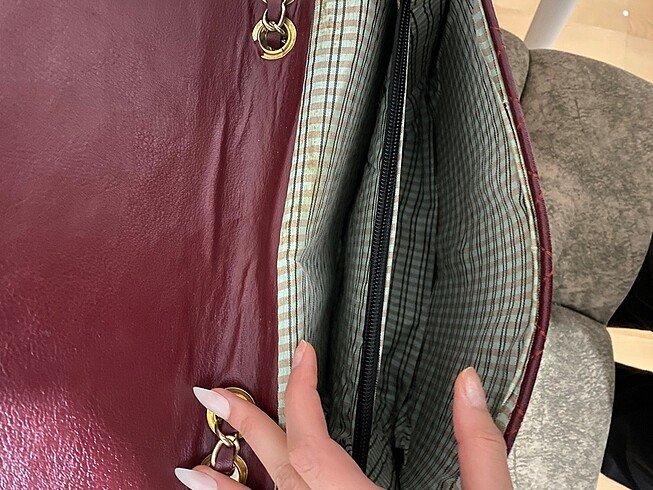 Beden Bordo kol çantası