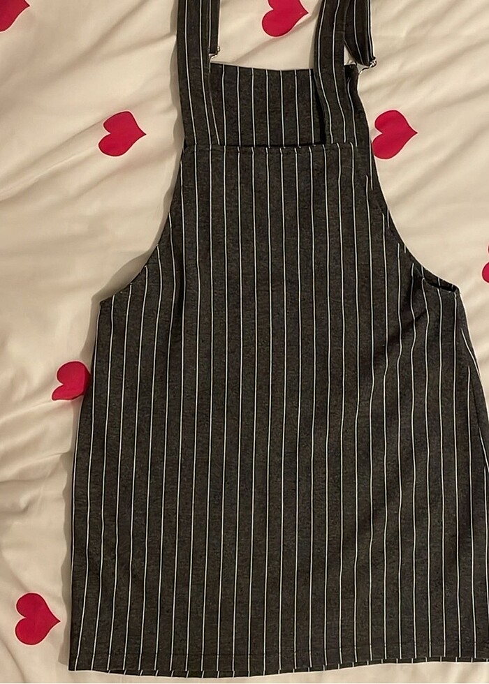 Salopet mini elbise - Görsel 2