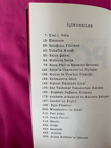 Beden Tuhaflık Meleği Edgar Allan Poe
